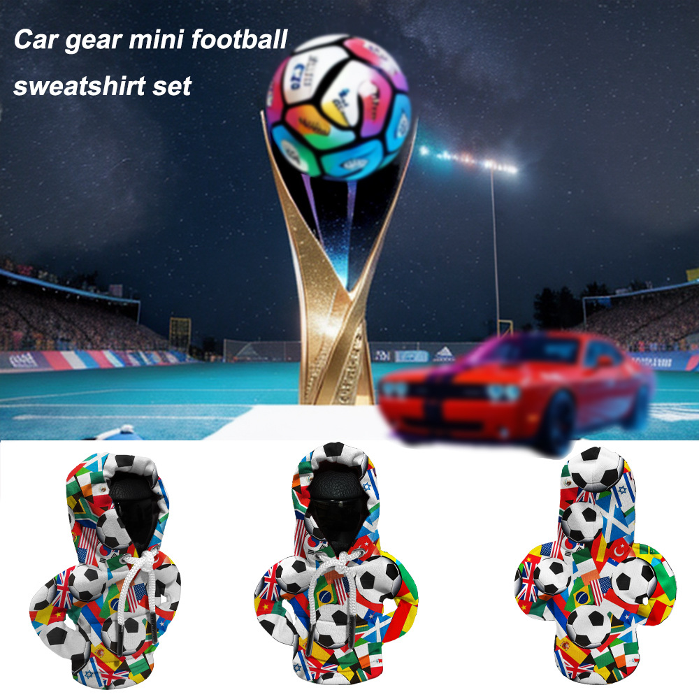 Car Shift Hoodie Cover Car Gear Lever Hooded Clothes Cover Car Interior Gear Dust Cover