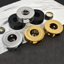 日式镂空不锈钢温茶器加热保温花茶奶茶功夫茶户外便携煮茶围炉