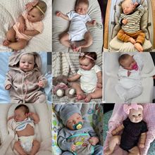 仿真重生娃娃 Reborn doll 儿童过家家玩具婴儿礼物Куклы