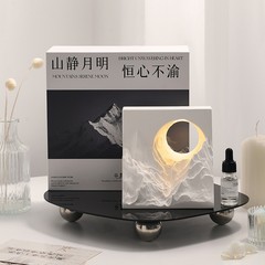 Z山静月明アロマギフトボックス 誕生日プレゼント 女性向け 家庭用 高級ギフト お土産 クリエイティブなディフューザーヘッド飾り