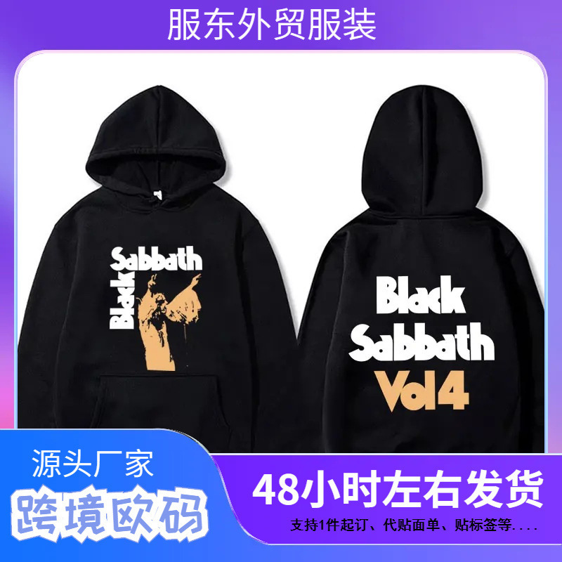 Black Sabbath Ozzy Osbourne Volume 4 Album Sweatshirt Men Women Heavy Metal Rock Band Street Wear