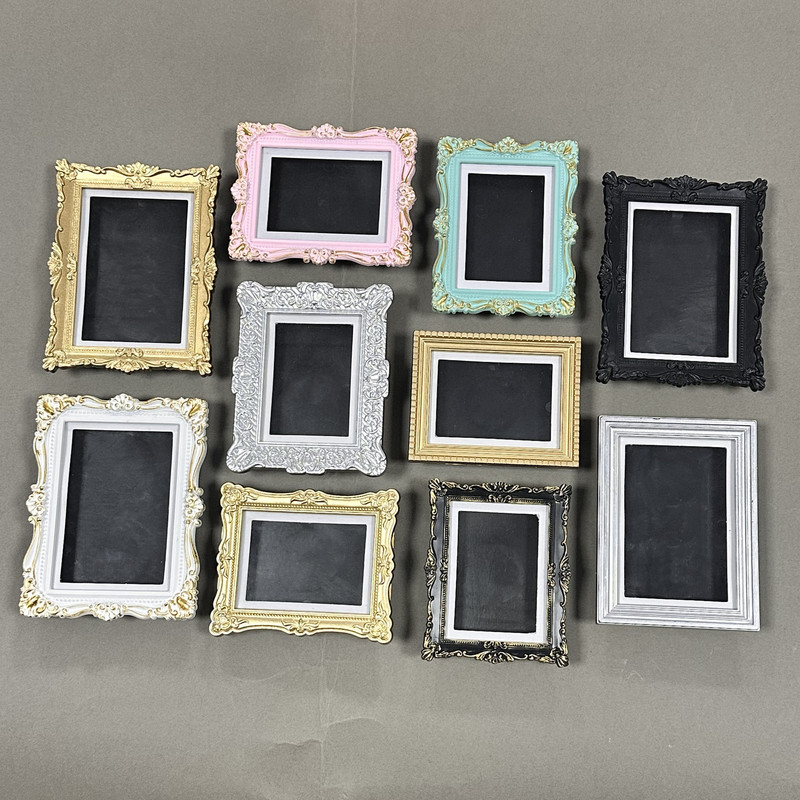 Manufacturer Wholesale Plastic Hollow Photo Frame Butterfly Specimen Magnetic Display Stand Refrigerator Magnet Photo Frame Shell DIY