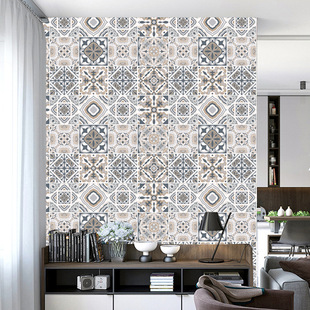 12 Pieces of Amazon Popular Tile Stickers, Wall Stickers, Bathroom Kitchen Renovation Hard Sheets, Removable Wall Stickers Cz04