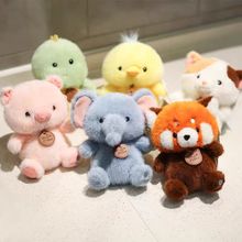 新款香墩墩乐园系列呆萌小动物桌伴玩偶毛绒玩具电玩兑换礼品批发