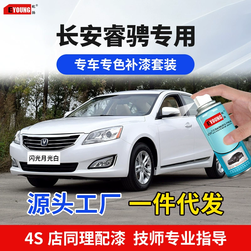 Changan Ruiyi краска ручка блеск лунный свет белый автомобиль аэрозольная краска царапина ремонт вспышки неоновая специальная самораспыляющая краска