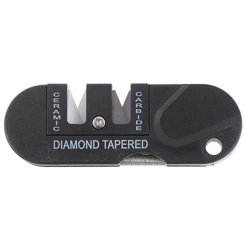 4-en-1 Herramienta de afilado portátil multi-función al aire libre portátil multi-función de acero de tungsteno afilador de afilado palo