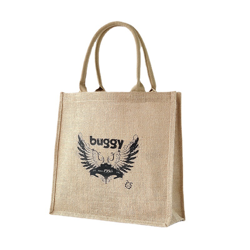 厂家专业黄麻包芯手提袋覆膜粗麻布包新款购物礼品麻布袋定制logo
