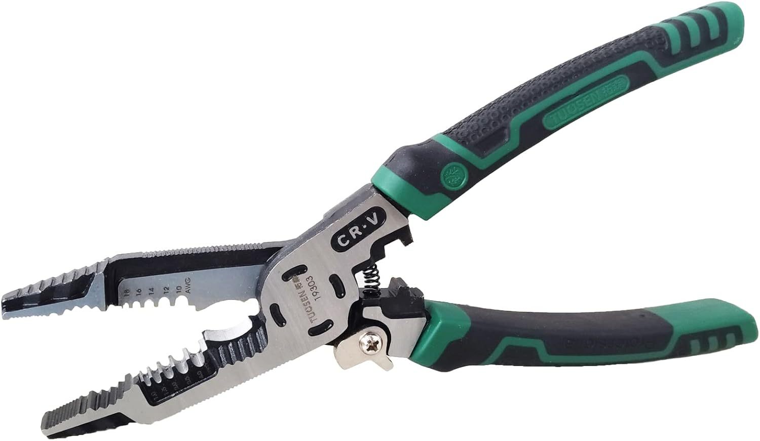 DDmispo 10-in-1 Wire Stripper Pliers, Cable cutters, C-RV Mu