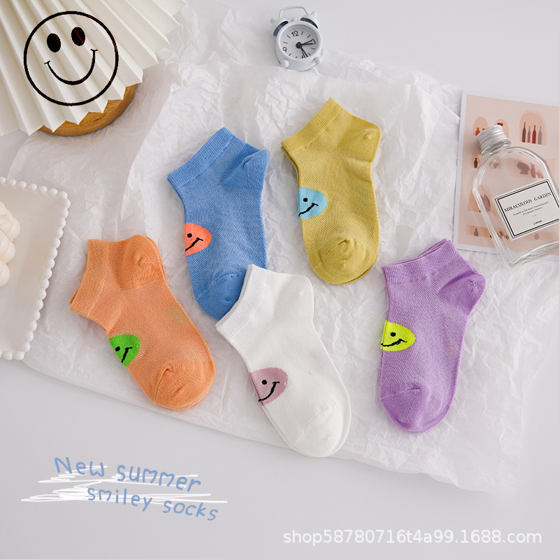 Children's summer thin breathable cartoon socks for men and women