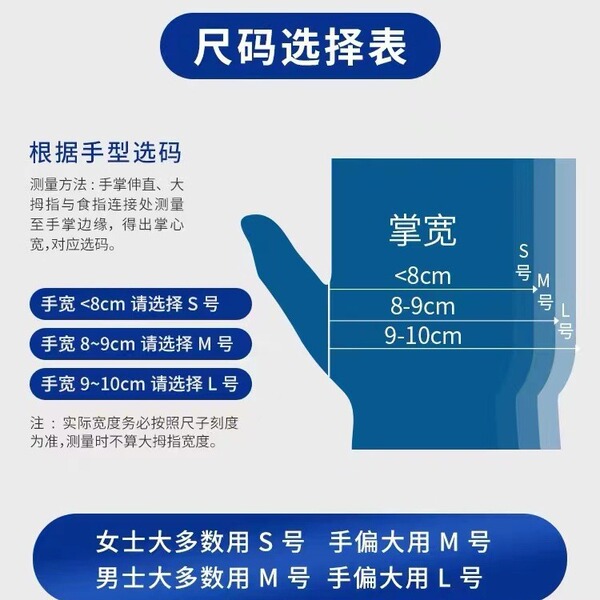 Disposable gloves