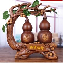 新中式福禄双全葫芦摆件客厅玄关旺宅装饰工艺品酒柜乔迁新居批发