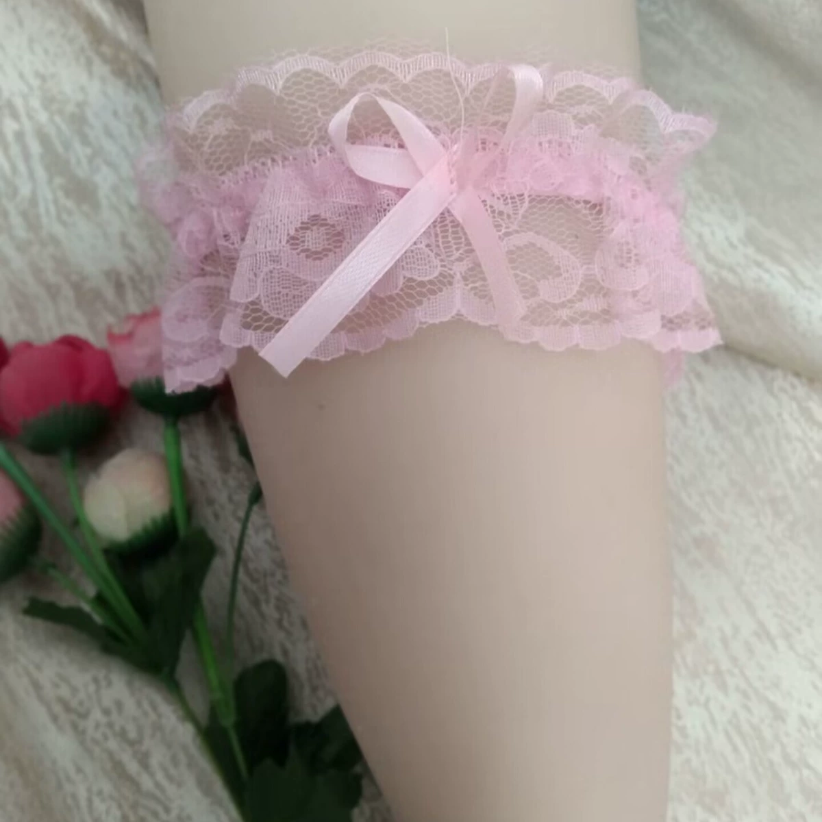 Lace sexy leg strap, socks for princess, lace dress