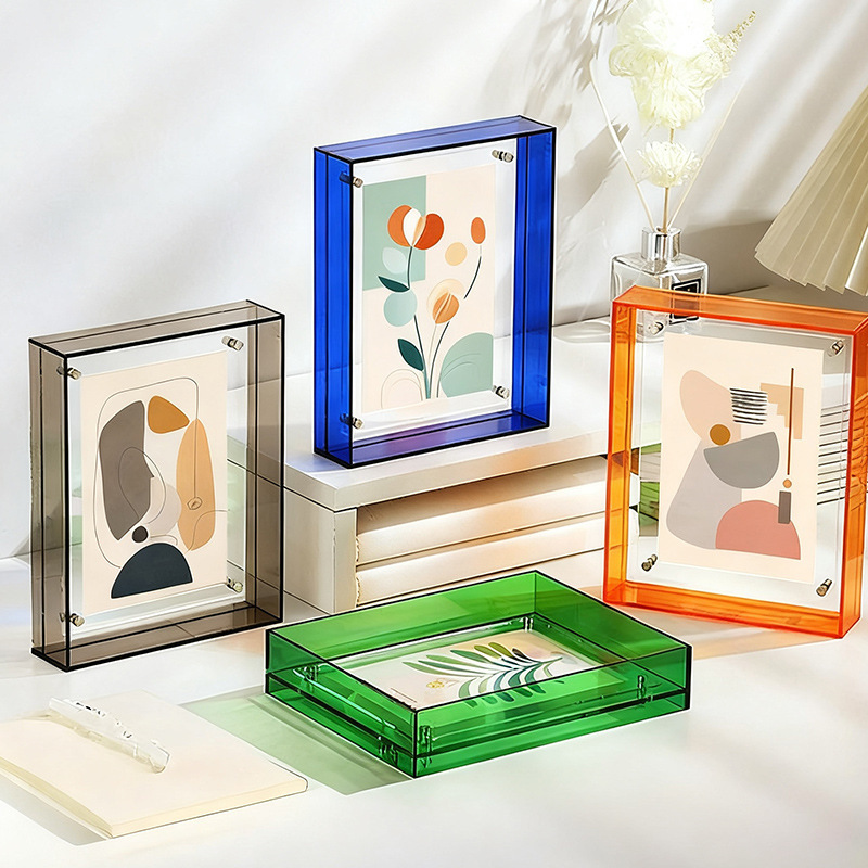✅ Cross-Border Acrylic Photo Frame, Light Luxury Picture Frame, Photo Display Stand, Wall-Mounted Poster Frame, Tabletop Floating Photo Frame ✅ Cross-Border Acrylic Photo Frame, Light Luxury Picture Frame, Photo Display Stand, Wall-Mounted Poster Frame, Tabletop Floating Photo Frame