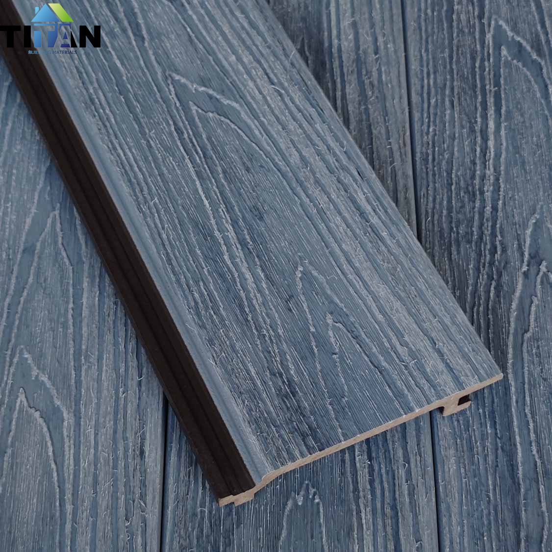 Comercio exterior al por mayor tablero de pared de plástico de madera mejoras para el hogar materiales de construcción tablero de pared exterior de madera de plástico protección ambiental impermeable tablero de pared de coextrusión ignífugo