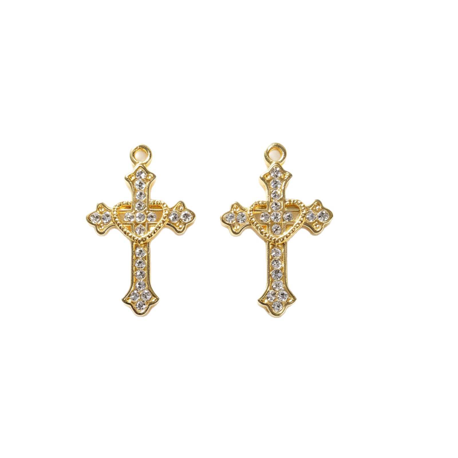 Cross-Border DIY Alloy Jewelry Pendants, Simple European and American Retro Jewelry Pendants, Cross Necklaces, Jewelry Accessories