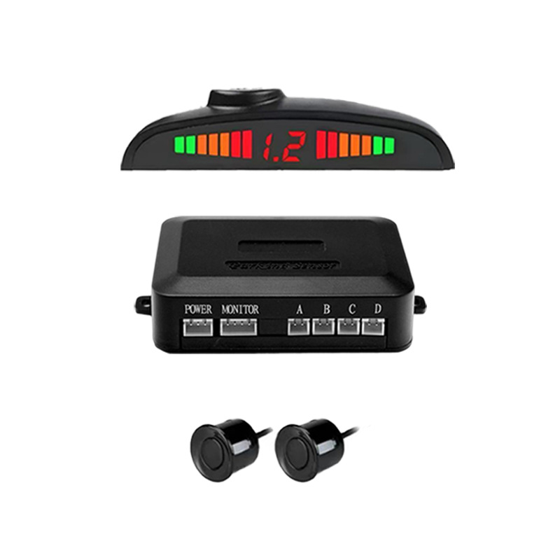 Source Manufacturer Supplies Led Display Real Voice Alarm 2/4/6/8 Probe Reversing Radar