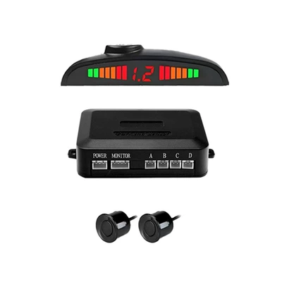 Source Manufacturer Supplies Led Display Real Voice Alarm 2/4/6/8 Probe Reversing Radar (Park radarı) - 2-probes