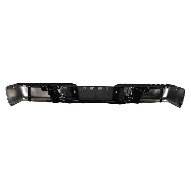 Aplicable a Ford F150 galvanoplastia no agujero parachoques trasero 2009-2014 coche original reemplazo barra de hierro