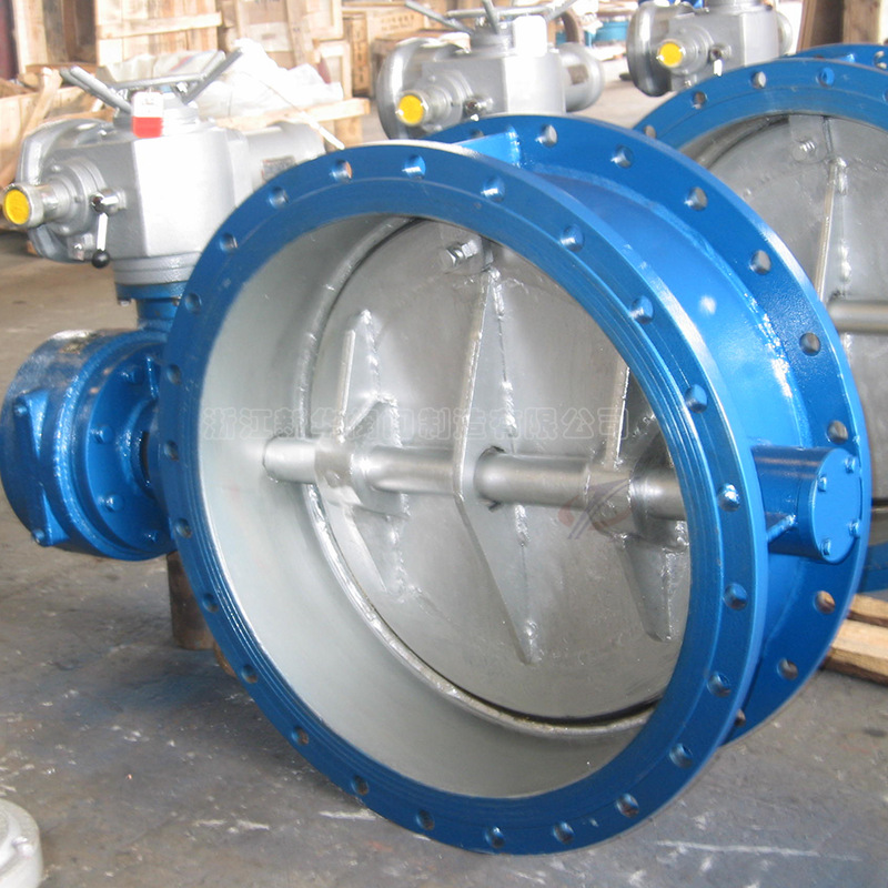 浙江新华阀门D941HY电动弹性硬密封蝶阀大小口径金属密封面调节阀