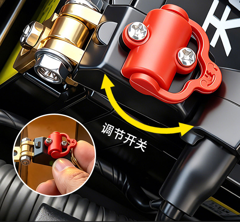 Thickened Pure Copper Car Battery Power-Off Switch 12V24V Universal Quick Power-Off Anti-Drain Protection Switch