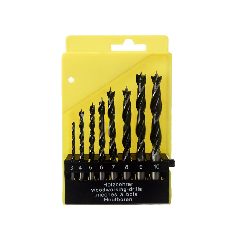 8pc 삼각 목공 드릴 세트