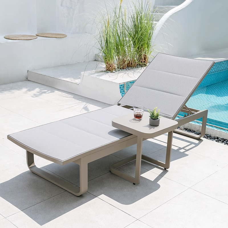 Silla al aire libre cama creativa villa hotel patio piscina al aire libre silla de jardín silla de playa impermeable