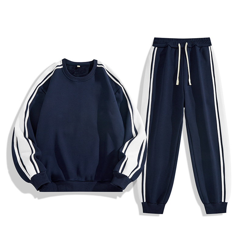 Men's Clothing Cross border casual sports suits for men in spring and autumn, trendy brands, loose sweatshirts, couples' suits, pants_voghion.com