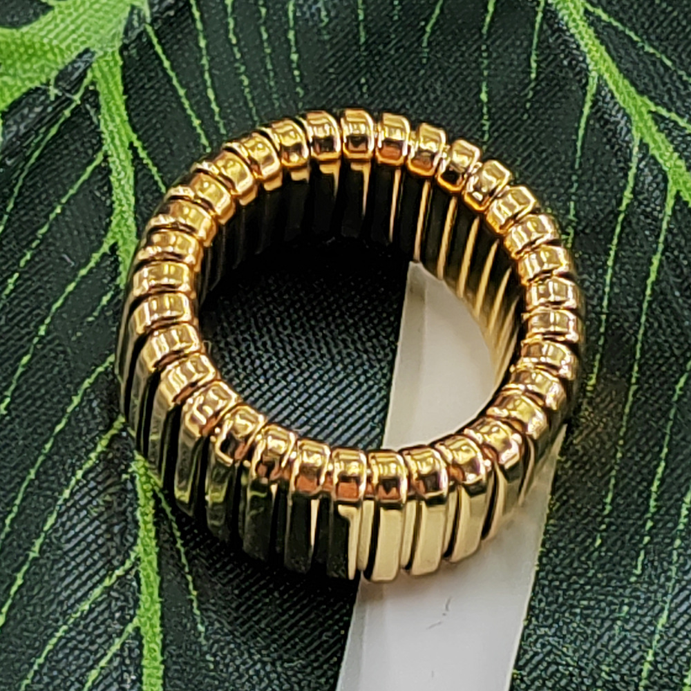 Plating Design Commute Geometric Titanium Steel Plating Rings Bracelets