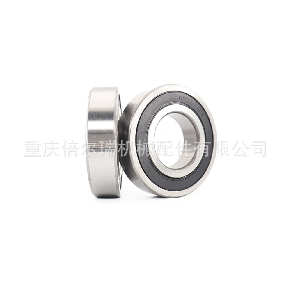 6206 rodamiento de esferas de ranura profunda 2RS ZZ sellado rodamiento de acero cromado de alta velocidad general para la industria automotriz de motocicleta
