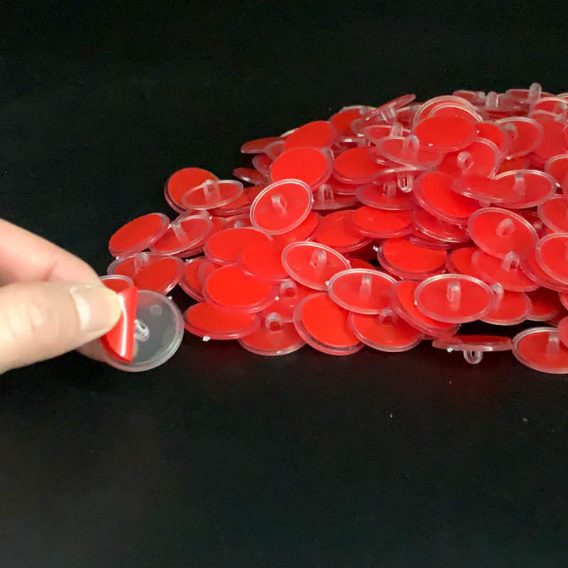 Techo disco decorativo gancho invisible transparente gancho pegajoso techo fuerte sin costura ventosa 2,2 cm al por mayor