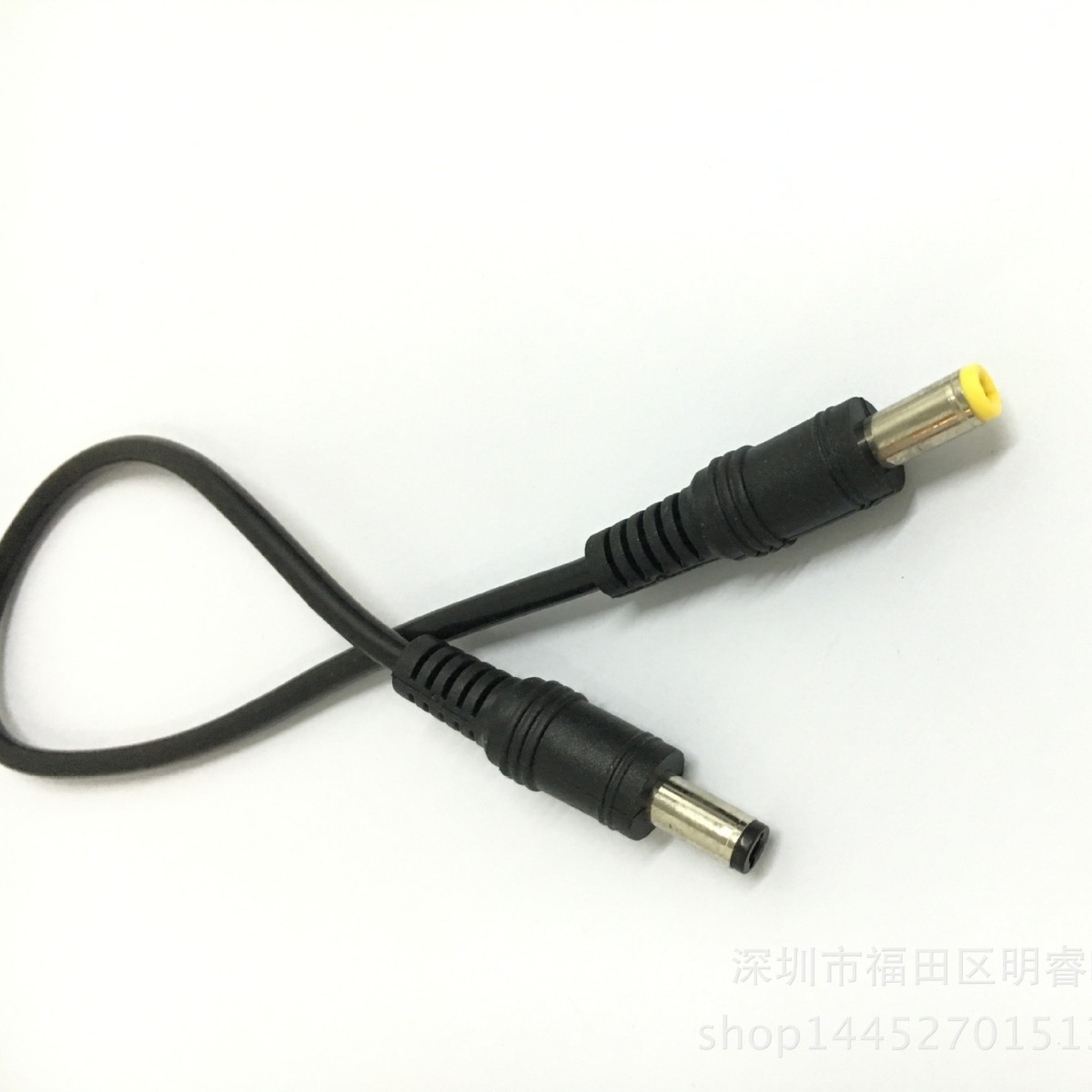 加粗DC转接线小黄头DC电源线 5.5*2.5公座转5.5*2.1公头厂家直销