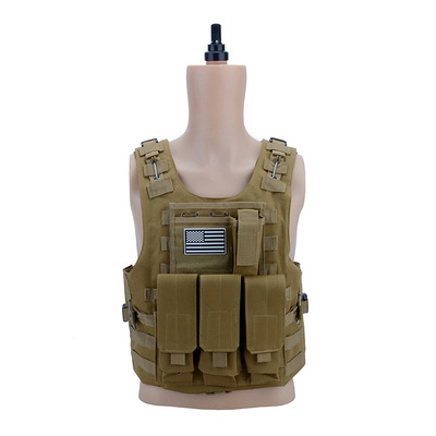 Amphibious Jungle Field equipment game For training tactics Vest multi-function camouflage outdoors QD tactics vest