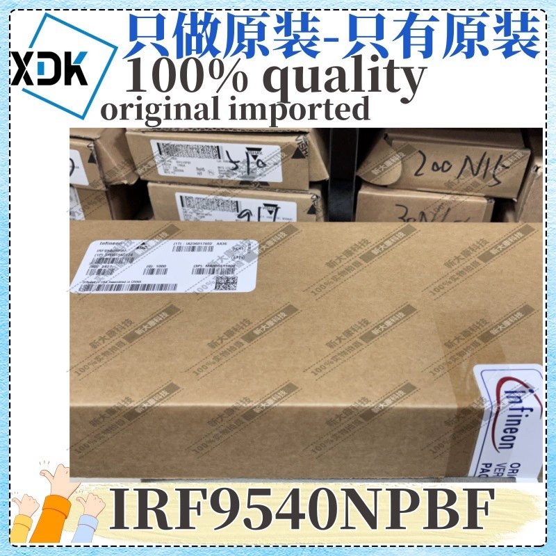 Оригинальный IRF9540NPBF шелкография F9540n TO-220 P-канал 100V 23A силовой транзистор