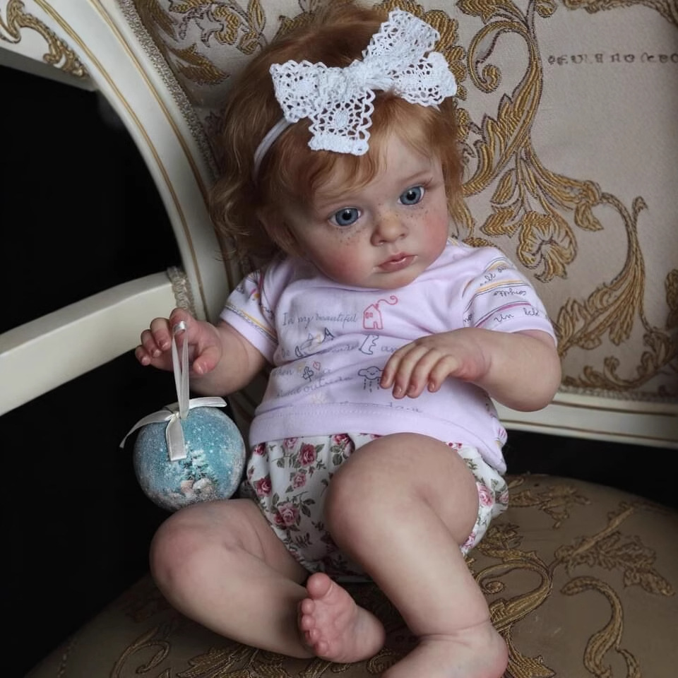 Muñeca realista pintada a mano de alta gama con piel 3D NPK, 60 cm, con venas y líneas de sangre visibles Tutti.