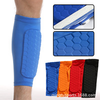 Bảo vệ chân thể thao tổ ong chống va chạm ngoài trời chạy bộ chống trượt chân bóng đá tất đi xe đạp leo núi đồ bảo hộ thoáng khí bán buôn