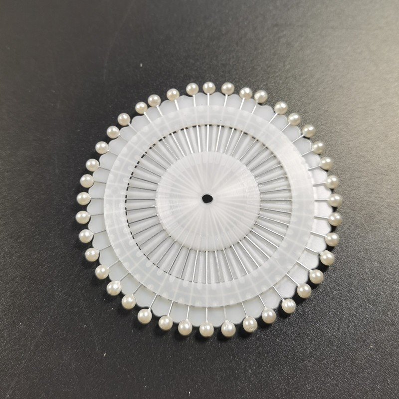 Color del grano de posicionamiento pin perla pin calibre pin ramo decorativo pin 40 unids/placa 30 unids/placa