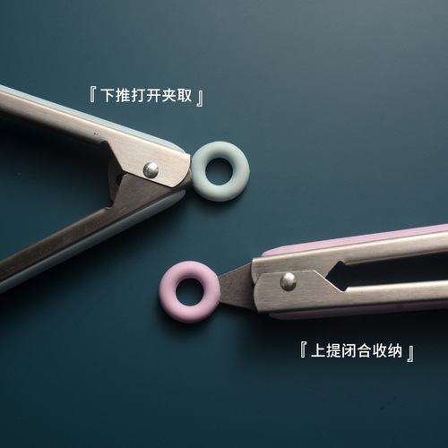 Kitchen food clips, barbecue, fried noodles, cute food clips, bread food clips, high temperature resistant, anti-scalding silicone clips