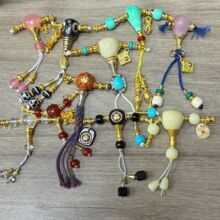 创意水晶宝石多款三通套装配件DIY文玩手链项链挂件精美时尚三通