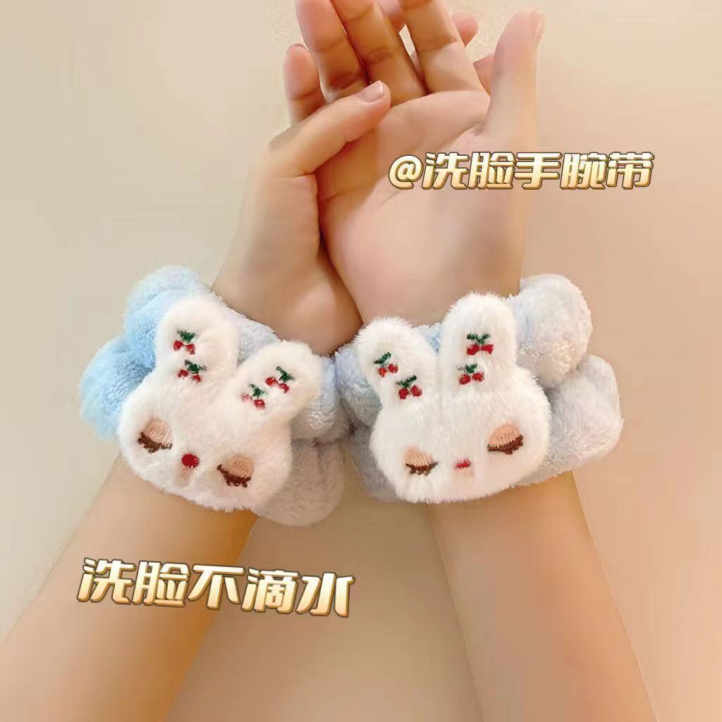 Estilo coreano estudiante lindo diadema tocado accesorios para el cabello pequeño animal Banda para el cabello de las mujeres lavado de cara simple máscara diadema