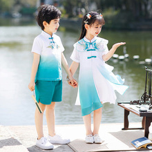 六一儿童演出服男女童幼儿园大合唱服中国风古装汉服小学生表演服