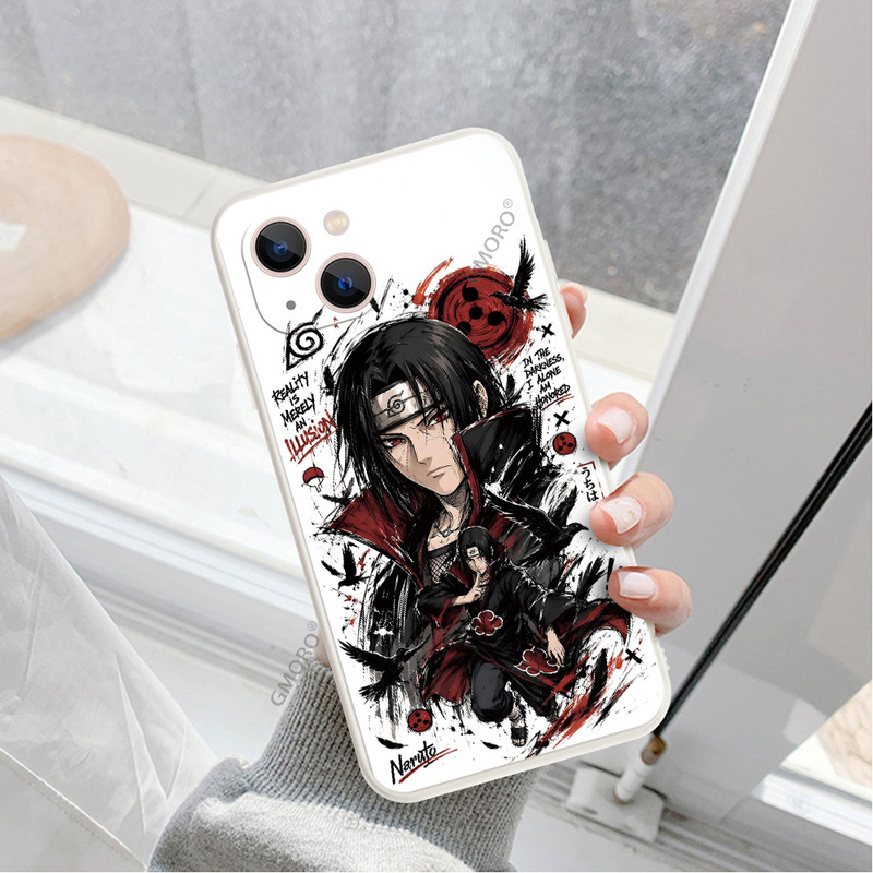 Naruto Itachi Cool Illustration Apple Phone Case iPhone 16 Pro Max Japanese Style Hot-Blooded Anime Soft Case Naruto Itachi Cool Illustration Apple Phone Case iPhone 16 Pro Max Japanese Style Hot-Blooded Anime Soft Case