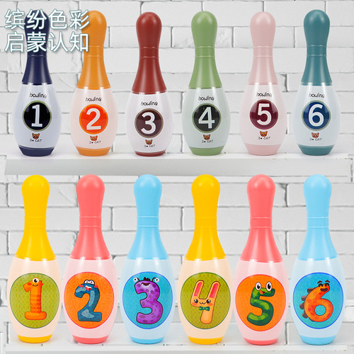 Wholesale children's bowling leisure indoor sports games kindergarten children interactive play house ball toys