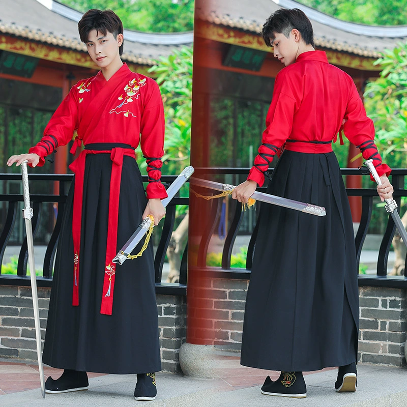 Genuine Hanfu for students, plus size, Chinese style