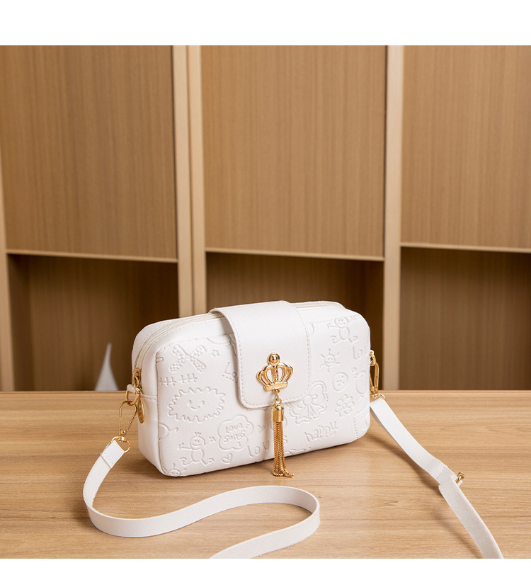 148g Weight Synthetic Leather Lining Material Zipper Closure Type Single Shoulder Strap Strap Type Women's All Seasons Pu Leather Fashion Shoulder Bag