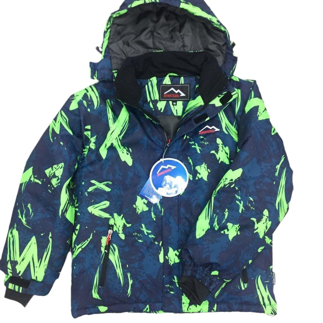 Ropa de esquí para niños, esquí al aire libre, abrigo de algodón_voghion.com