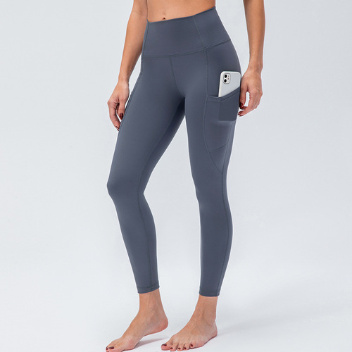 Women's tight yoga pants camouflage print skin-friendly nude feel double-sided high waist hip lifting sports fitness pants 02343