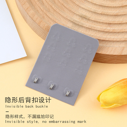 Three rows and three buttons nylon seamless extended bra buckle stainless steel buckle underwear adjustable bra back buckle