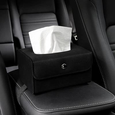 Car tissue box hanging armrest Car tissue box/set - black