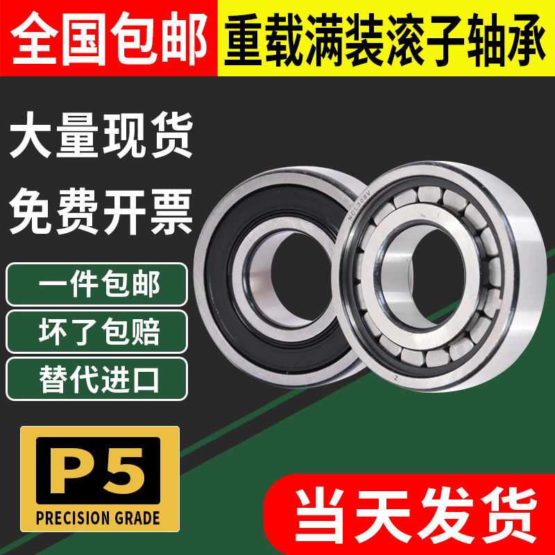 满滚珠圆柱滚子轴承NCF304 305 306 307 308 309 310 311 312V