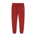 Sweatpants Red - White Logo